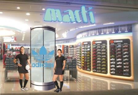 cabinas de dinero, ADIDAS-MARTI