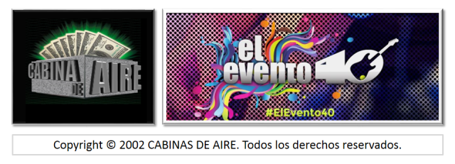 cabina de la suerte, los 40 principales