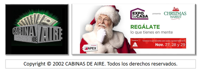 ciclon millonario, EXPO TU CASA 2015 -CHRISTMAS MARKET