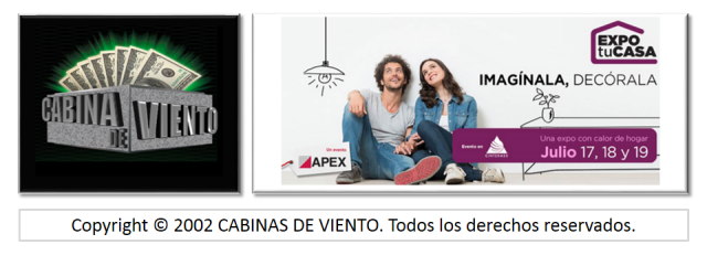 cabina de aire para promociones, EXPO TU CASA