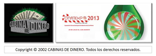 cabinas de billetes, CONFITEXPO 2013