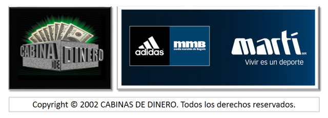cabinas de dinero, ADIDAS-MARTI