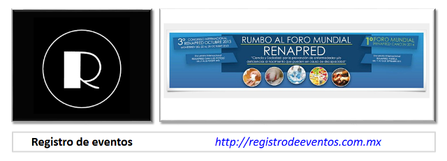 registro de eventos, RENAPRED - 3ER Congreso Internacional