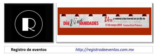 registro de eventos, DIA Vive VANIDADES